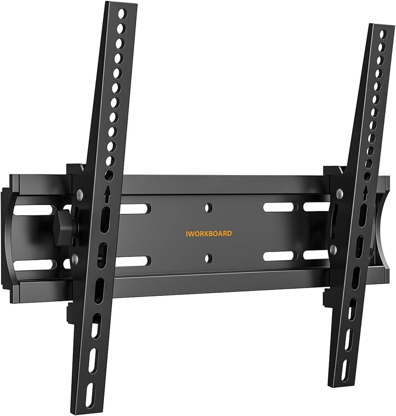 IWORKBOARD 40 50 55 inch Tilting TV Wall Mount for 24-65 '' TVs, Low Profile TV Mount, Ultra Slim Wall Mounts TVs Bracket, Max VESA 400x400mm, 99 lbs & 16 inch Studs, Fit Most 32+ 42 43 45 Screen - Image 1